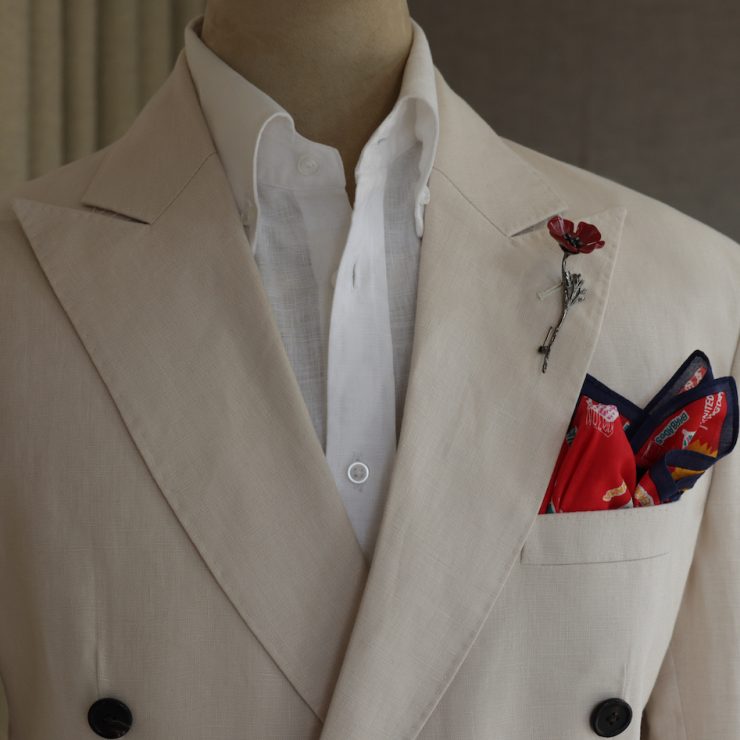 DGRIE Double Breasted Linen Jacket ตัดสูทลินิน 8 dgrie double breasted jacket dgrie 4