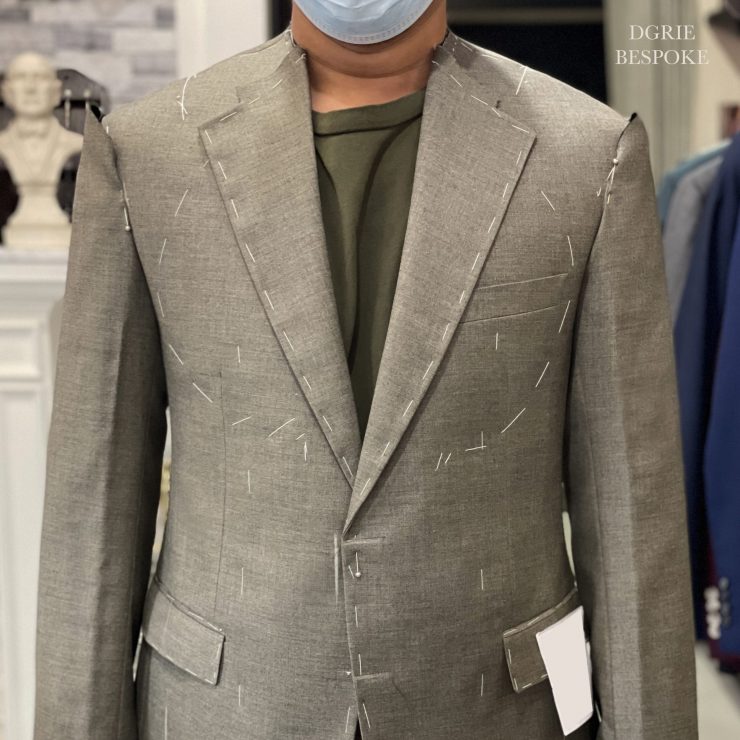 DGRIE FITTING: ตัดสูท Brown/Grey Single Breasted Suit 9 dgrie fitting browngrey single breasted suit dgrie 3
