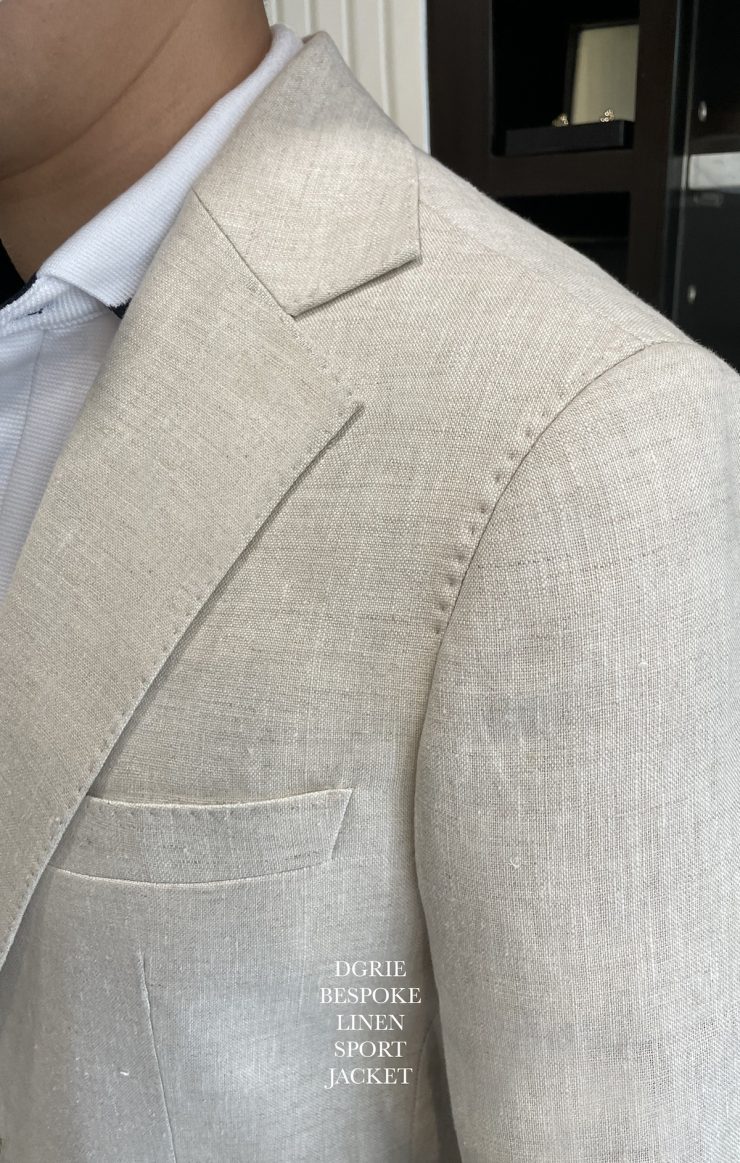 DGRIE LINEN SPORT JACKET: ตัดสูทลินิน 12 dgrie linen sport jacket dgrie