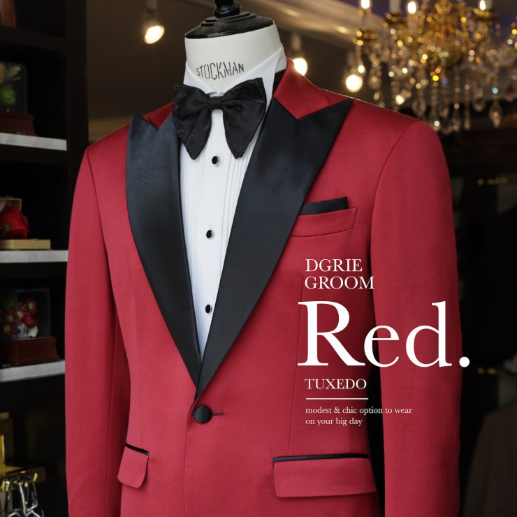 DGRIE: RED TUXEDO - ตัดสูททักซิโด้สีแดง 17 dgrie red tuxedo dgrie 4