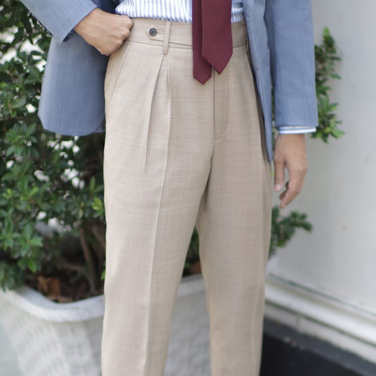 DGRIE PANTS 32: KISSING PLEAT Gurkha Pants: ตัดกางเกงวินเทจ 3 dgrie pants 32 kissing pleat gurkha pants dgrie 11