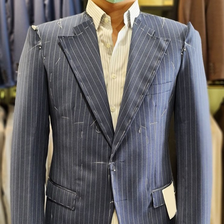 dgrie fitting navy pinstripe dgrie 1