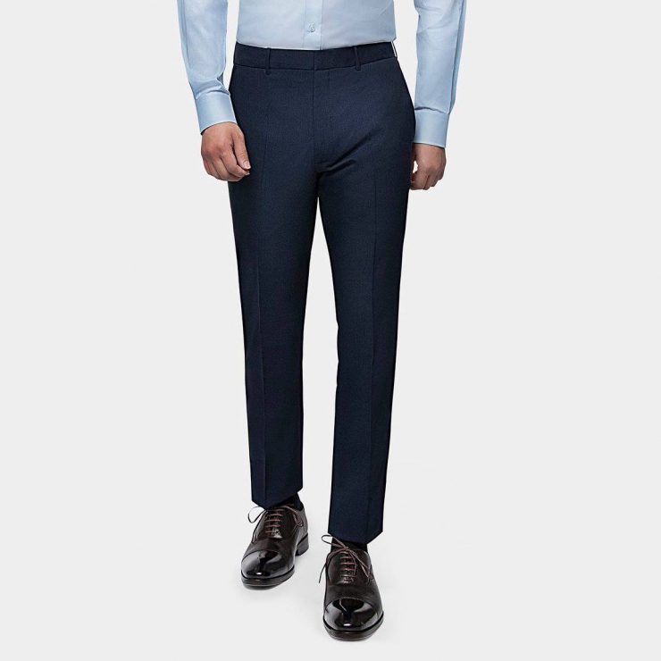 play slim fit navy blue pants dgrie dgrie 5