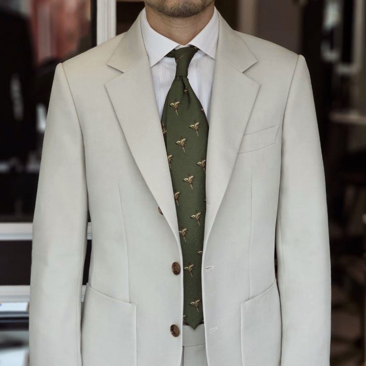 ตัดสูทสีขาวครีม สไตล์ลำลอง DGRIE Ivory White Wool Italy Suits 11 ตัดสูทสีขาวครีม สไตล์ลำลอง DGRIE Ivory White Wool Italy Suits