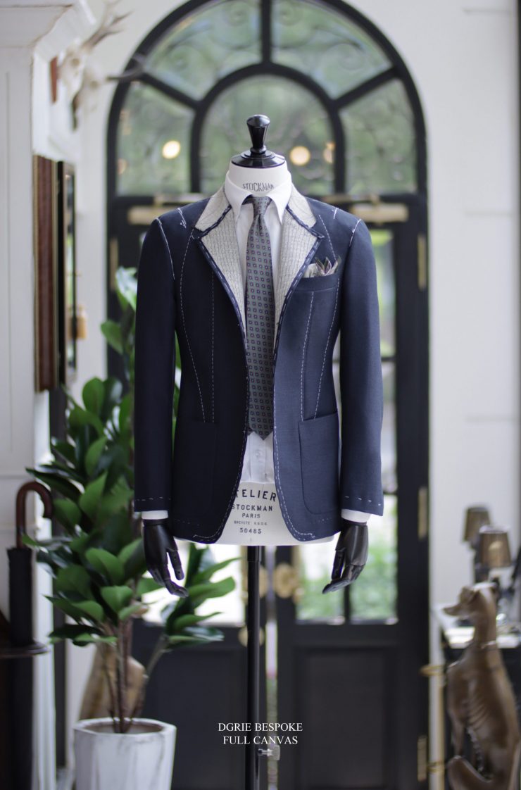 ตัดสูทหางม้า Fitting Dark Navy Full Canvas Suits 12 ตัดสูทหางม้า Fitting Dark Navy Full Canvas Suits