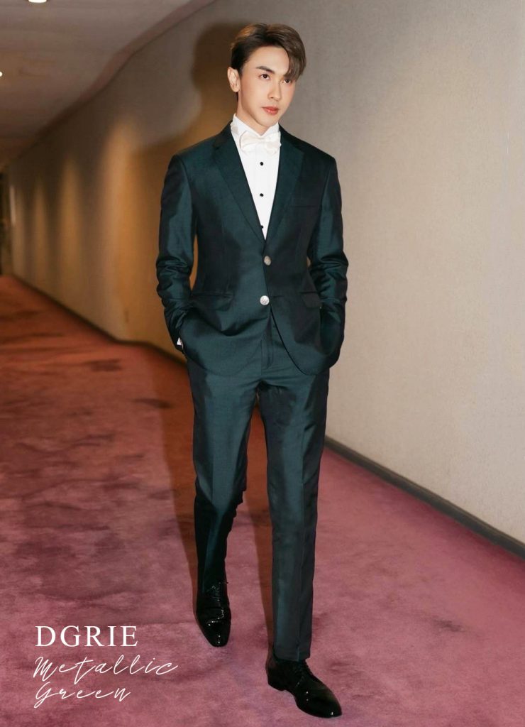 DGRIE SPOTLIGHT : ณัฏฐ์ ทิวไผ่งาม Metellic Green Two-Piece Suit 19 DGRIE SPOTLIGHT : ณัฏฐ์ ทิวไผ่งาม Metellic Green Two-Piece Suit