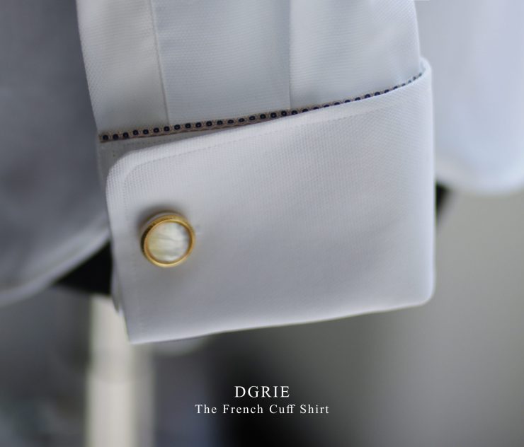 ตัดเสื้อเชิ้ตสีขาว DGRIE - The French Cuff Shirt