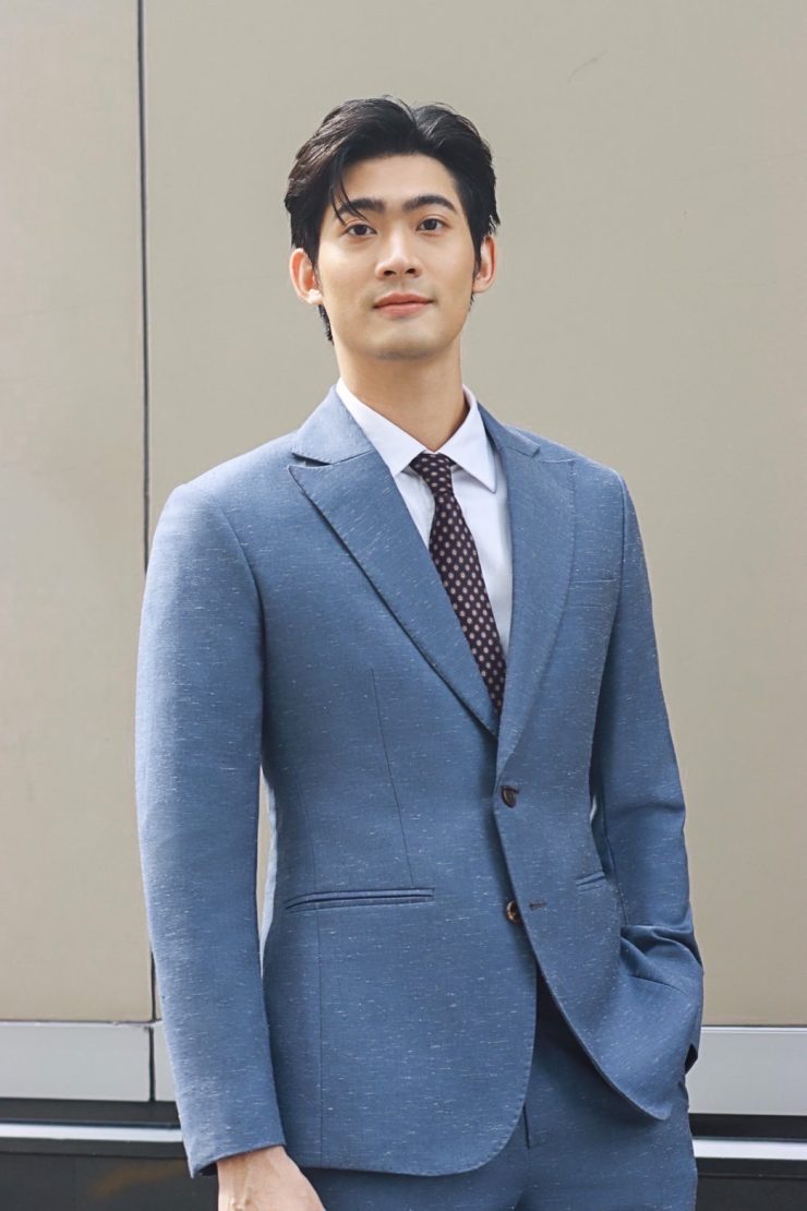 DGRIE Spotlight Junior_Kajbhunditt Navy Blue Wool silk Linen