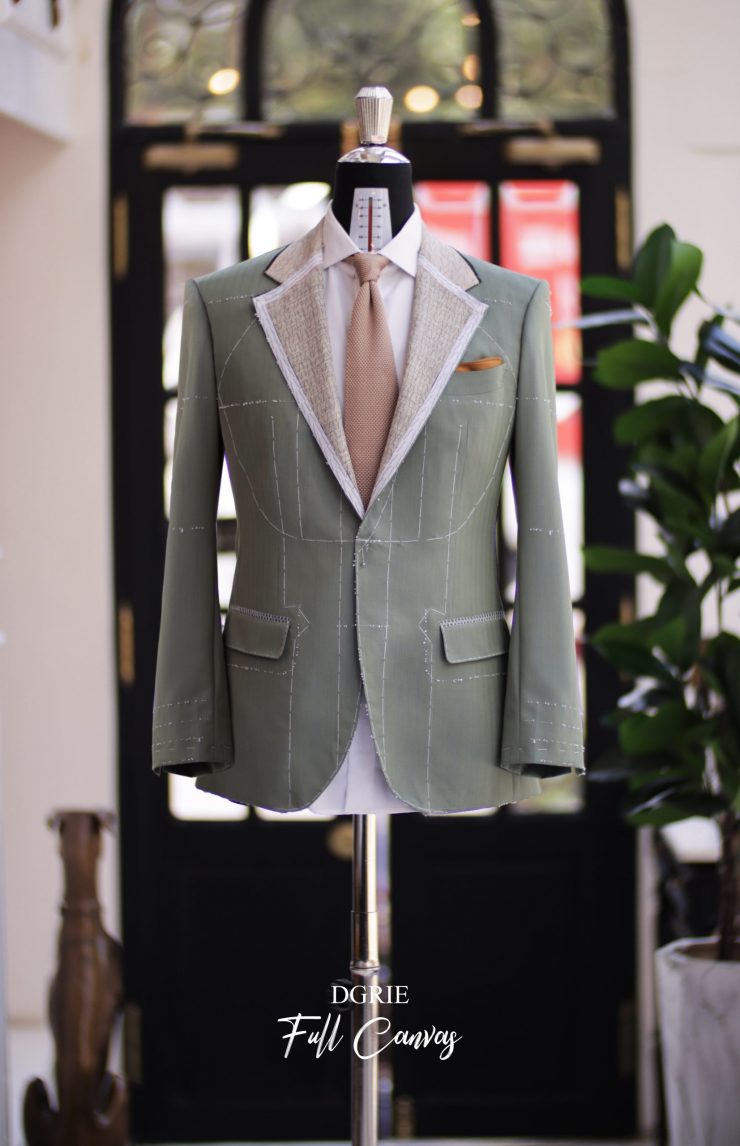 ตัดสูท Italy Solaro Double-Breasted Suits (Olive Green - Blue) 1 ตัดสูท Italy Solaro Double-Breasted Suits (Olive Green - Blue)