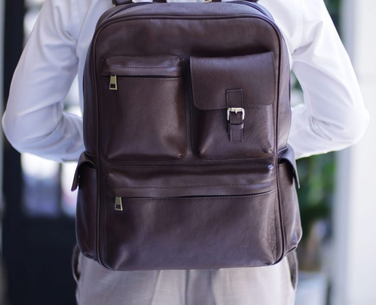 กระเป๋าเป้ สะพายหลัง DGRIE Leather Backpacks for Men