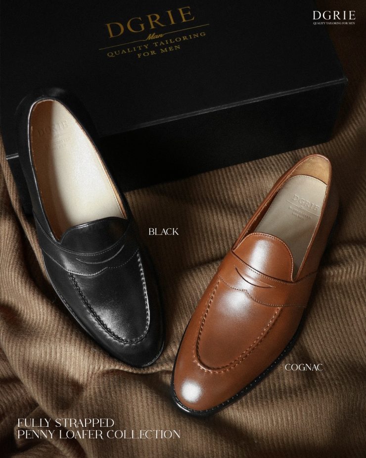 รองเท้า โลฟเฟอร์ Fully Strapped Penny Loafer Collection - DGRIE 93 รองเท้า โลฟเฟอร์ Fully Strapped Penny Loafer Collection - DGRIE