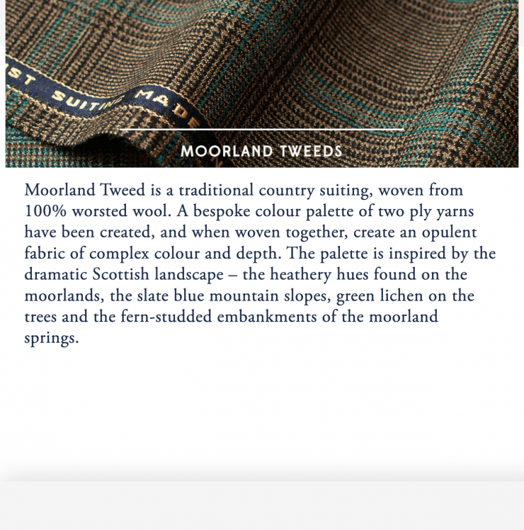 Holland & Sherry MOORLAND TWEEDS Suits