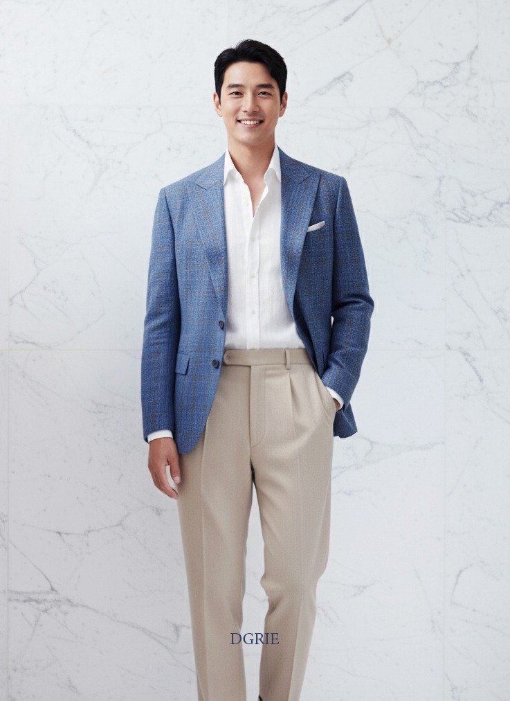 DGRIE Wool Linen Jacket Suits ตัดสูทผ้าวูลลินิน สไตล์ลำลอง