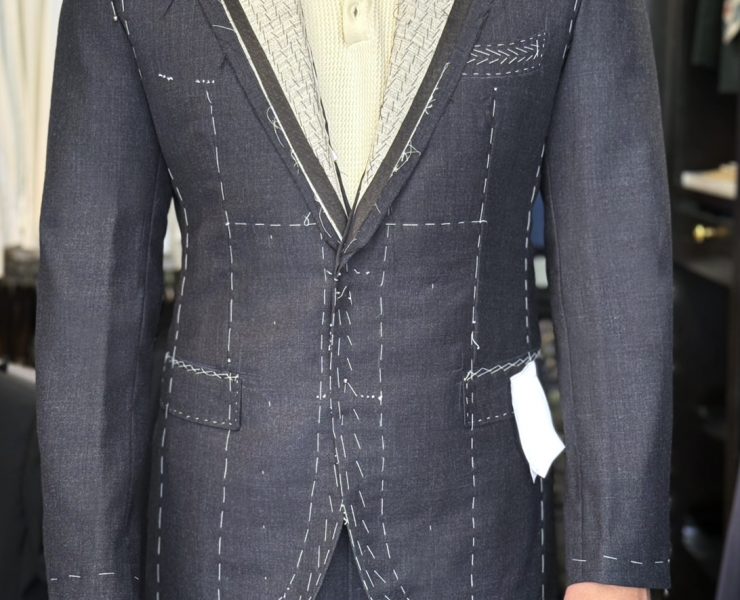 DGRIE - Fitting Full Canvas Slim Fit Classic Grey Wool Suits