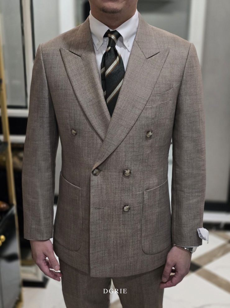 ตัดสูท DGRIE Wool Linen - Double-Breasted Suit