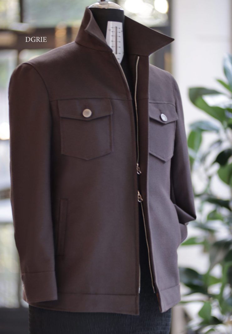 ตัดแจ็คเก็ต Carnet Tailored Casual Wool Cotton Jacket