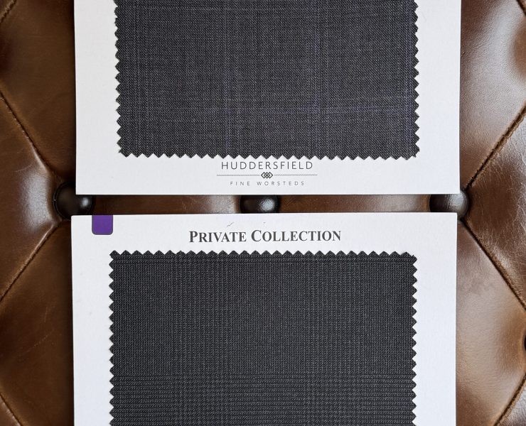 ผ้าตัดสูท DGRIE Selection - Subtle Purple Check & Prince of Wales