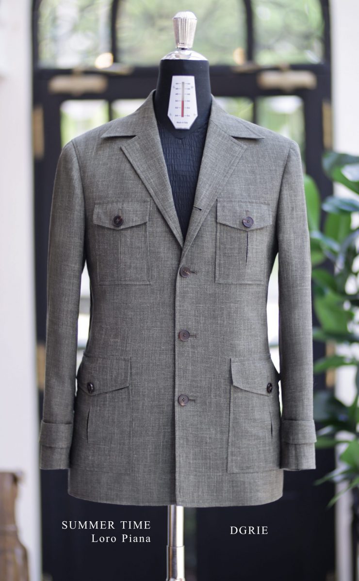 ซาฟารีแจ็คเก็ต DGRIE SUMMER TIME LORO PIANA SAFARI JACKET 18 ซาฟารีแจ็คเก็ต DGRIE SUMMER TIME LORO PIANA SAFARI JACKET