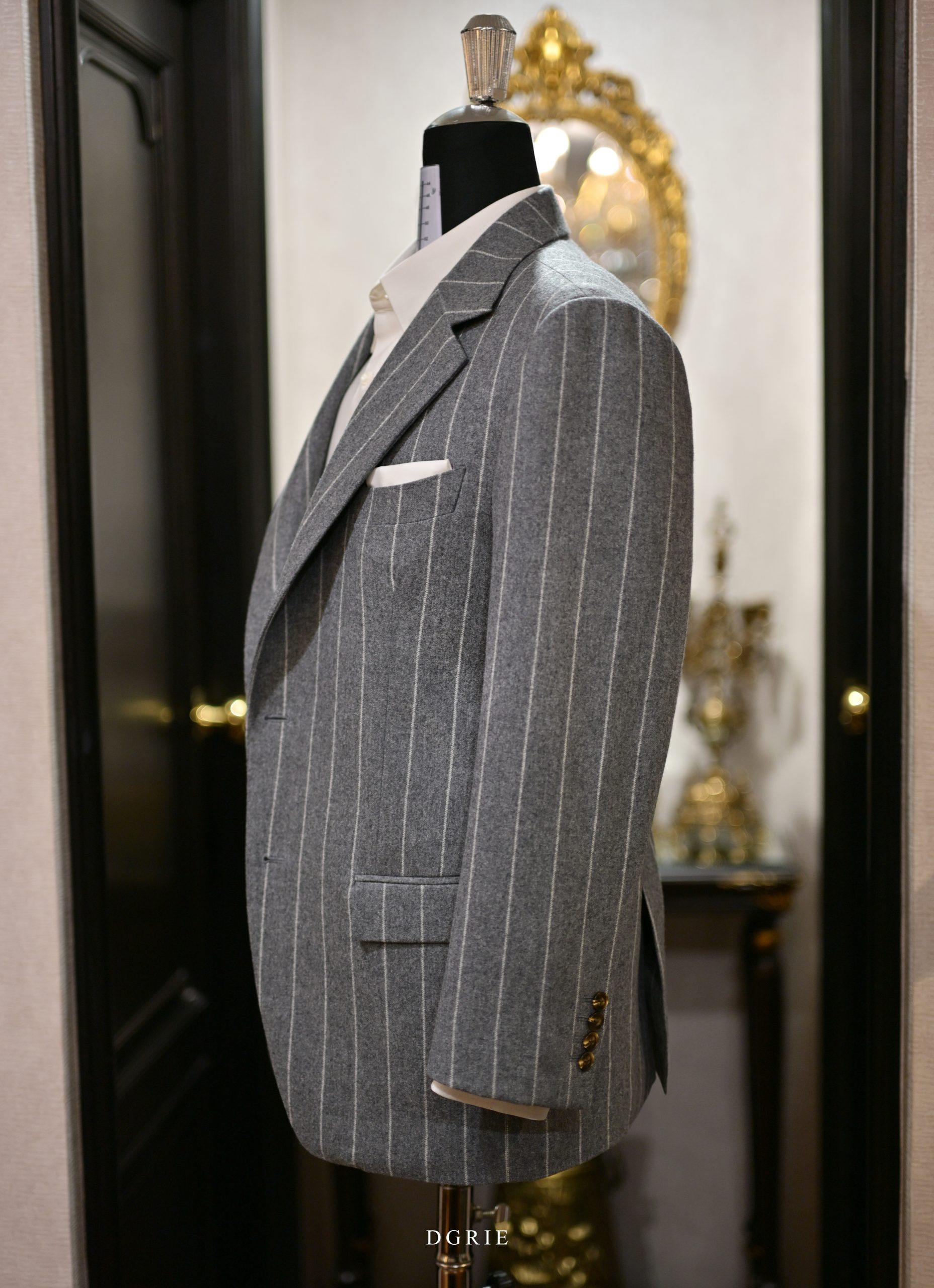 Chalk-stripe Drapers Lady Sanfelice Flannels Suits 4 Chalk-stripe Drapers Lady Sanfelice Flannels Suits