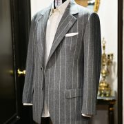 Chalk-stripe Drapers Lady Sanfelice Flannels Suits