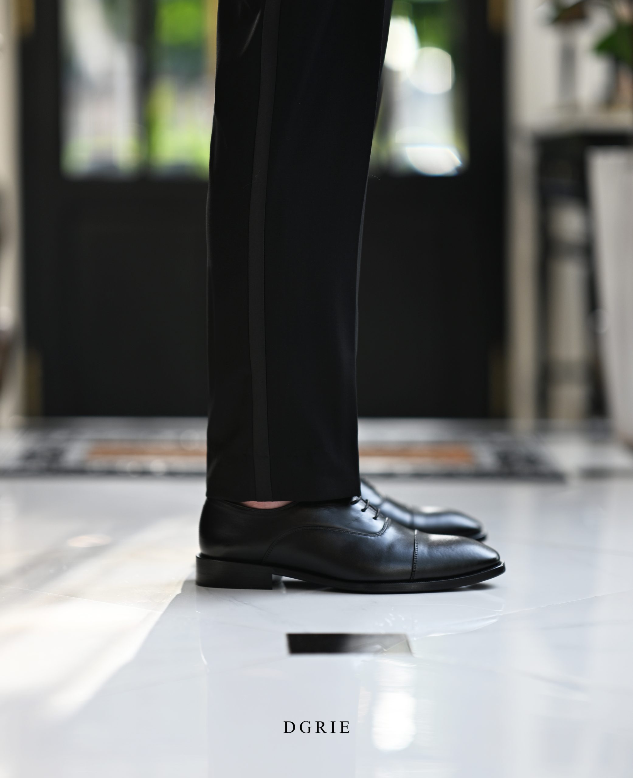 DGRIE Black Round Cap Toe Oxford Shoes 8 DGRIE Black Round Cap Toe Oxford Shoes