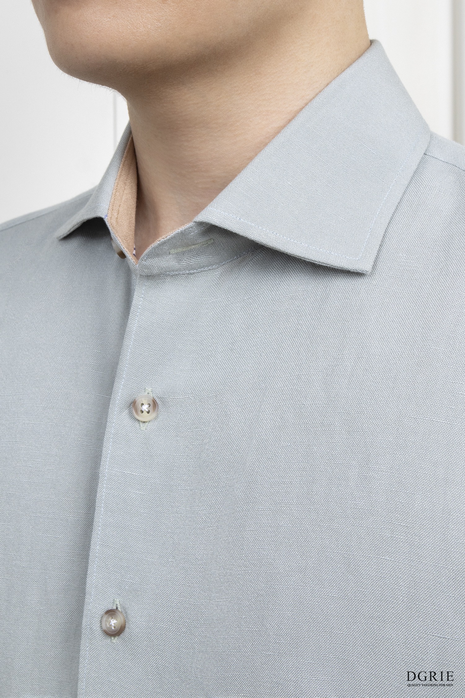 เสื้อเชิ้ต The Aurelius Sage Tencel-Linen Shirt - DGRIE 7 เสื้อเชิ้ต The Aurelius Sage Tencel-Linen Shirt - DGRIE