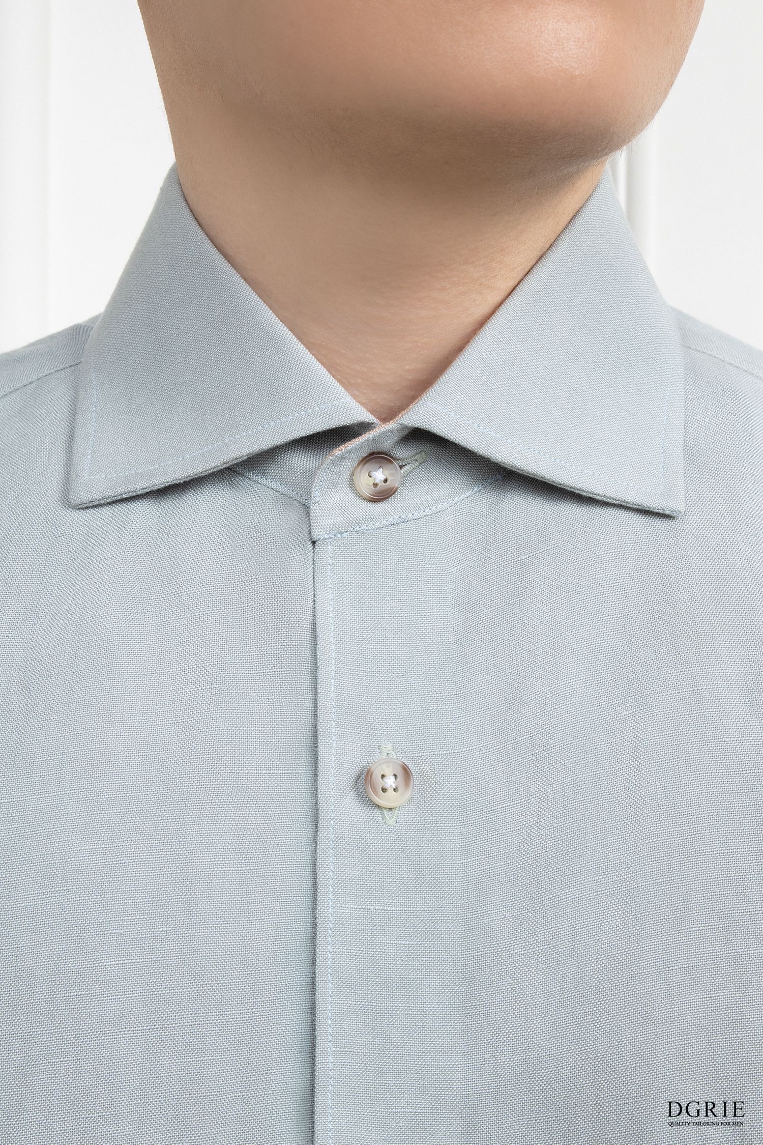เสื้อเชิ้ต The Aurelius Sage Tencel-Linen Shirt - DGRIE 4 เสื้อเชิ้ต The Aurelius Sage Tencel-Linen Shirt - DGRIE