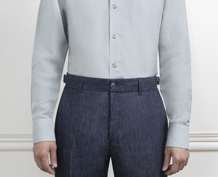The Aurelius Sage Tencel-Linen Shirt - DGRIE