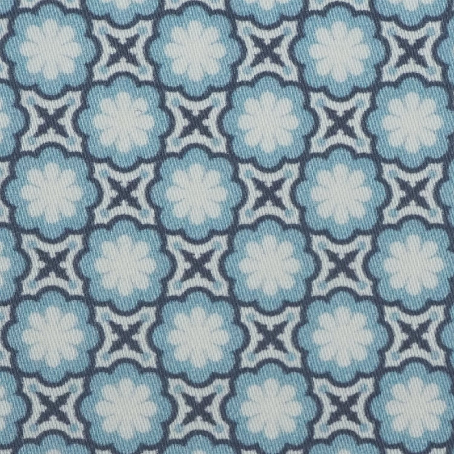 Blue PRT2301 - 100% cotton printed shirts