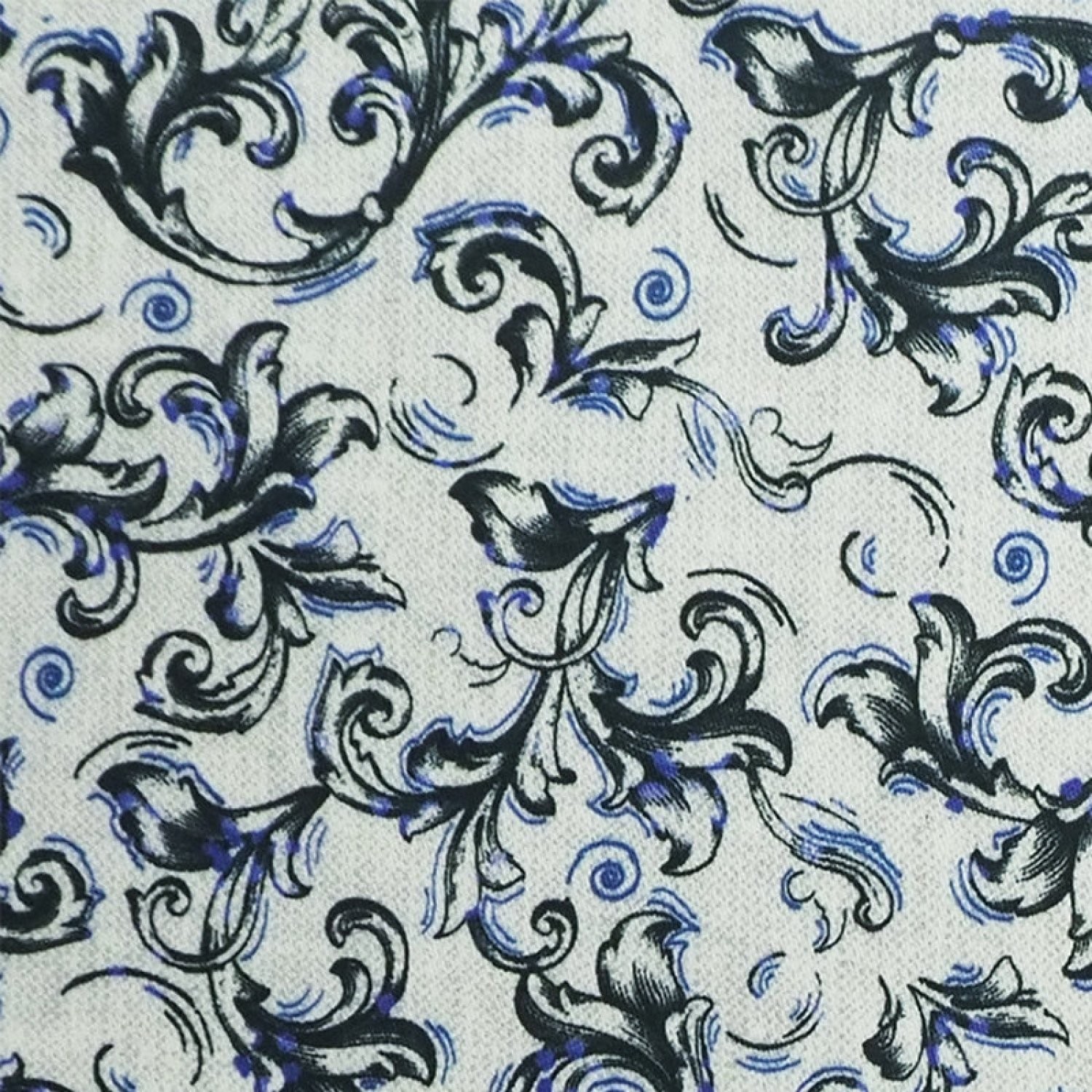 Blue PRT2315 - 100% cotton printed shirts