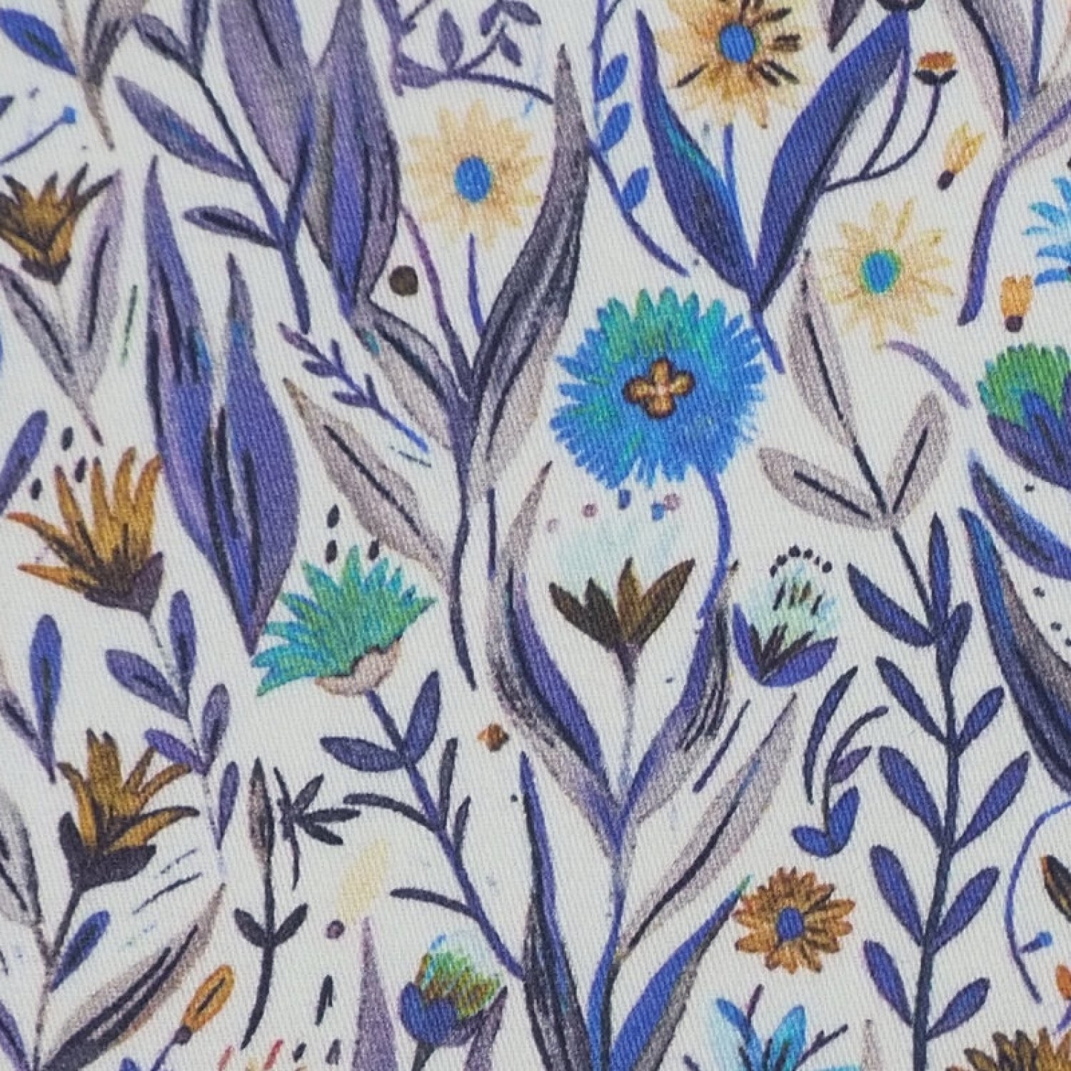 Blue PRT2329 - 100% cotton printed shirts