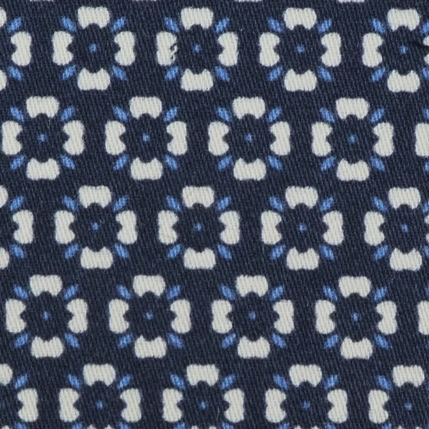 Blue PRT2379 - 100% cotton printed shirts