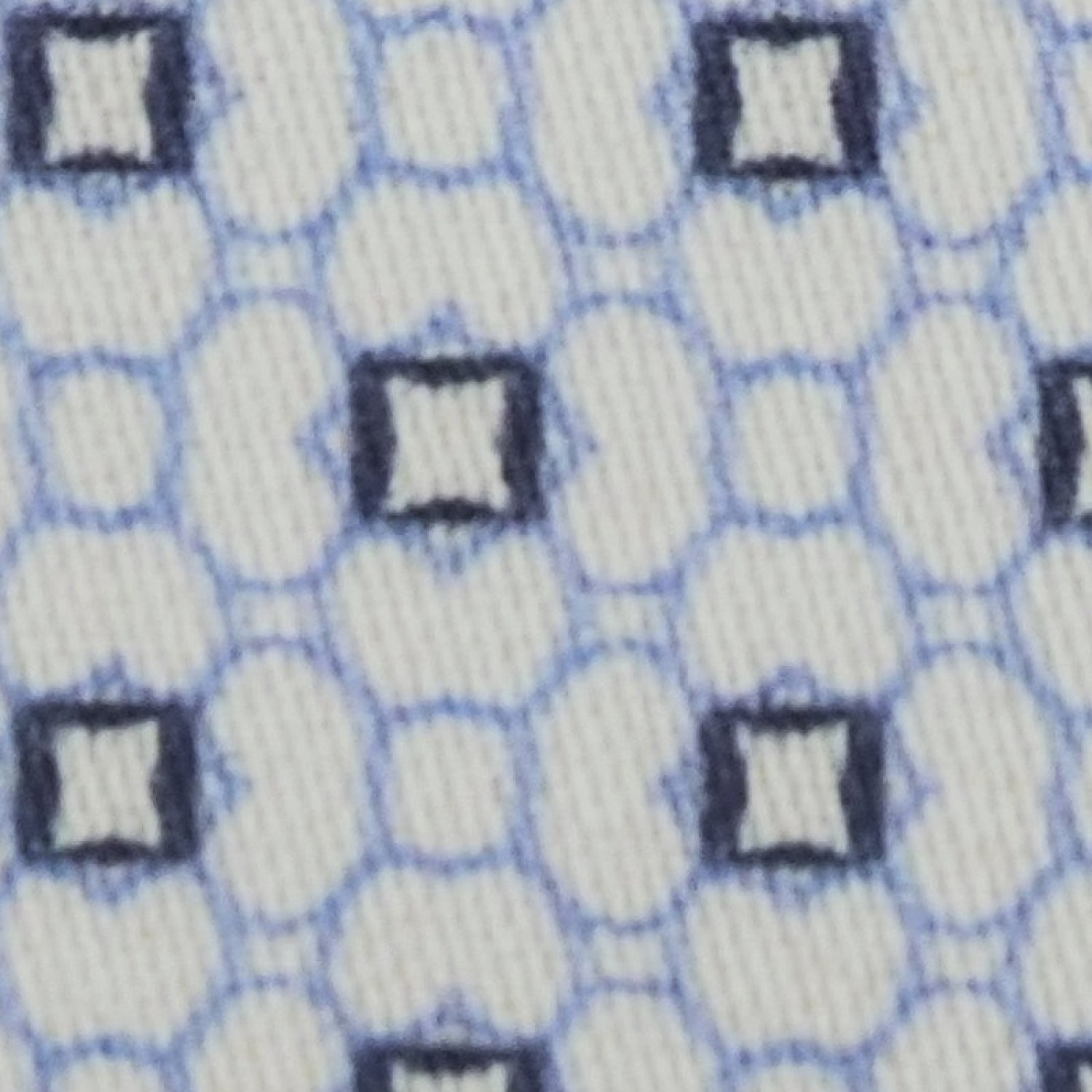 Blue PRT2381 - 100% cotton printed shirts