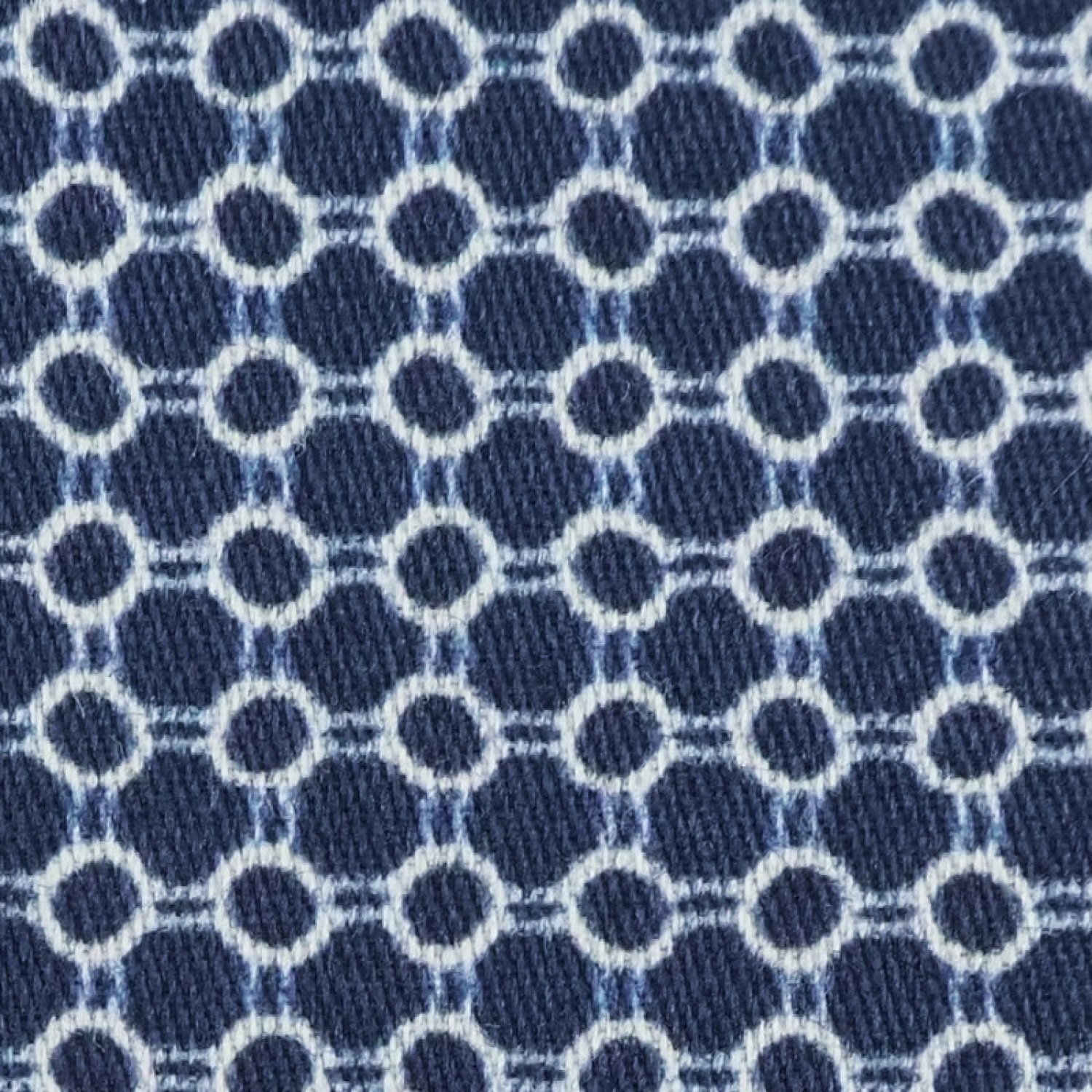 Blue PRT2382 - 100% cotton printed shirts