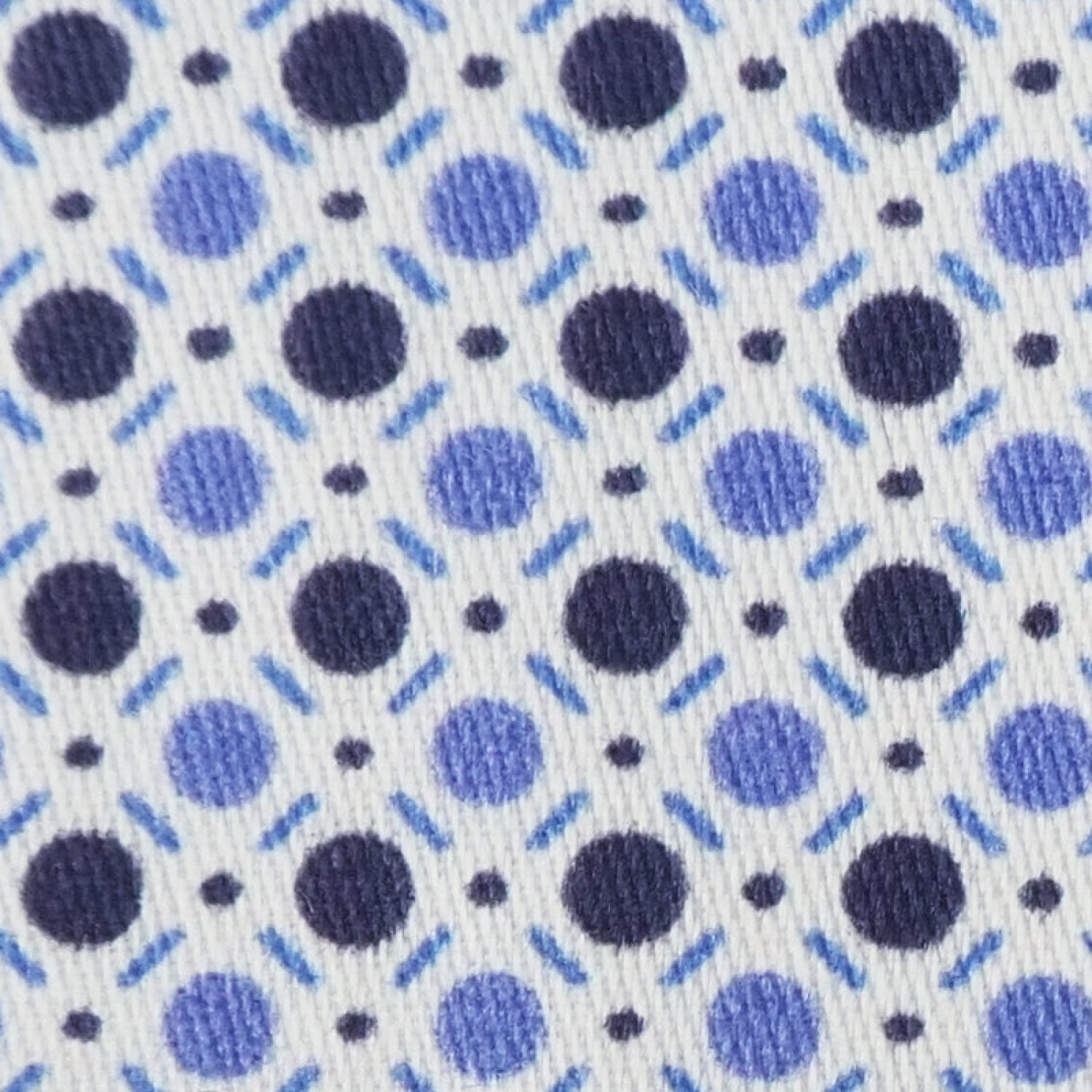 Blue PRT2383 - 100% cotton printed shirts