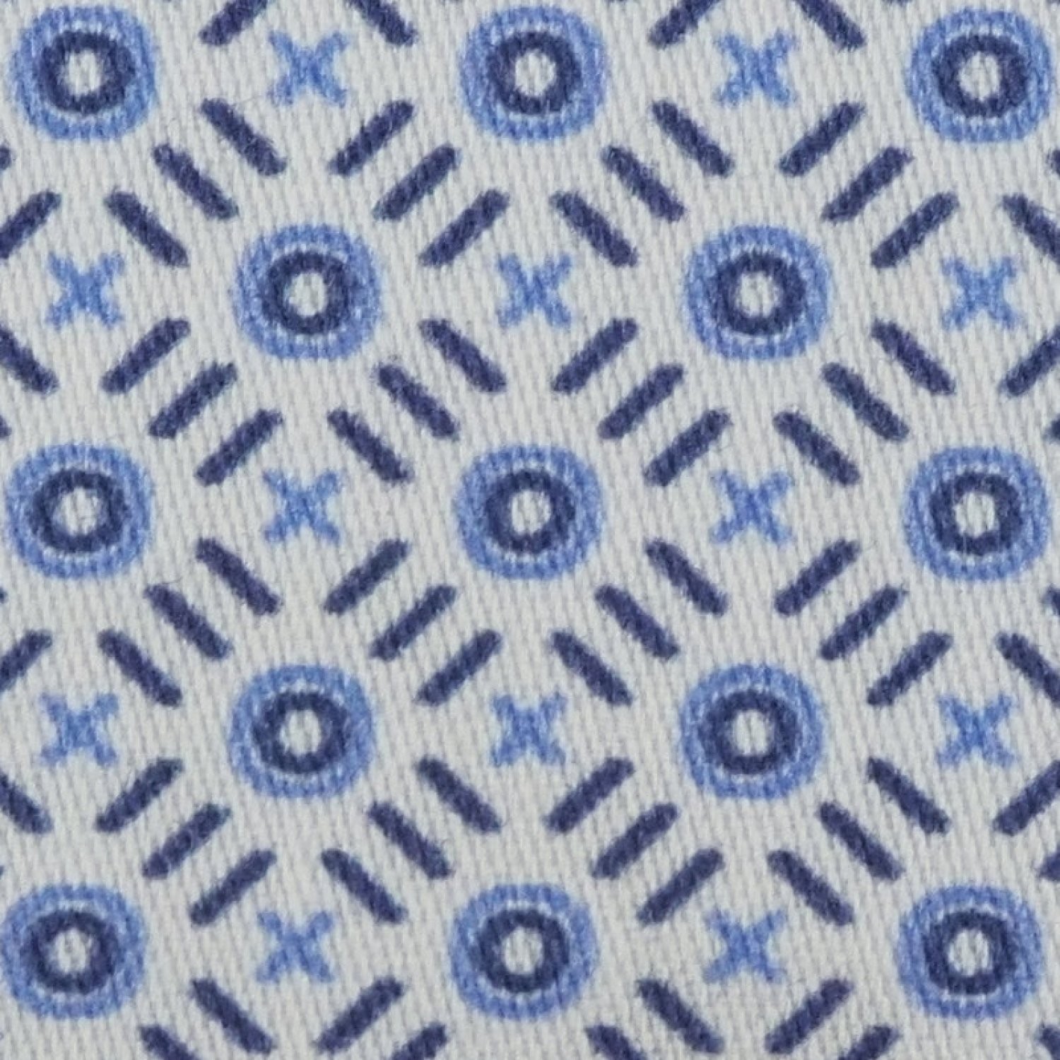 Blue PRT2396 - 100% cotton printed shirts