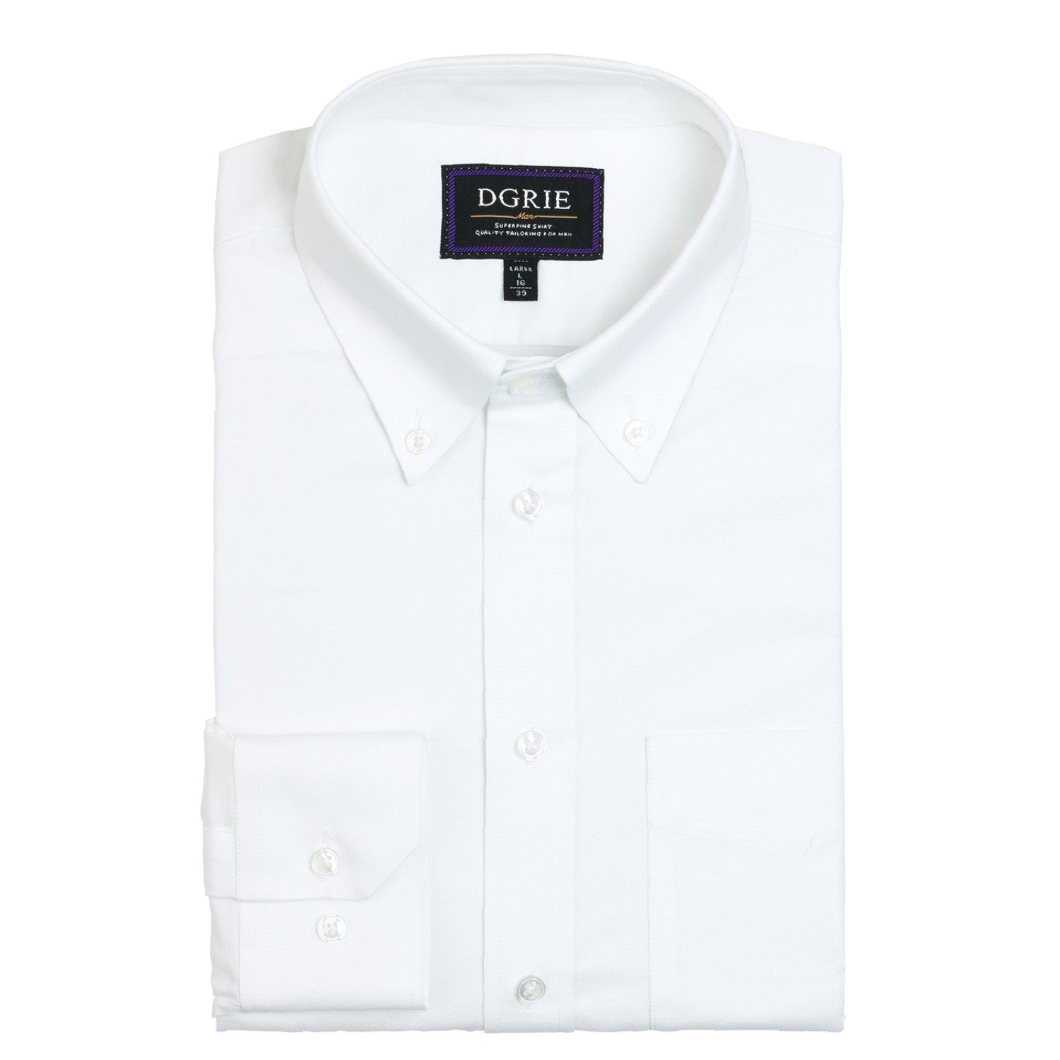 WHITE OXFORD BUTTON DOWN SHIRT