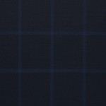 Navy Blue Big Windows Suit