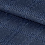 Blue 25082 - Wool Silk Linen Suit