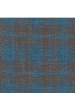 Blue 103004 - Wool Silk Linen Stretch Pants