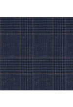 Blue 25063 - Wool Silk Linen Suit