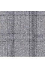 Grey 25080 - Wool Silk Linen Pants