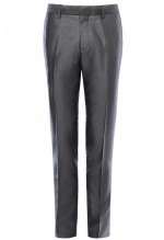 กางเกงสีเทา ลายก้างปลา