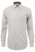 เสื้อเชิ้ตลายทางสีดำ