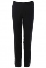 กางเกงสีดำ ทรงกระบอก กระเป๋าข้างเฉียง