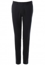 กางเกงสีเทาทรงกระบอกเล็ก