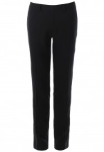 กางเกงสีดำ ทรงกระบอก กระเป๋าข้างตรง