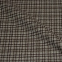 Brown 21314-3 - 120s Flannel Wool Suit