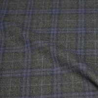 Grey 21316-3 - 120s Flannel Wool Suit