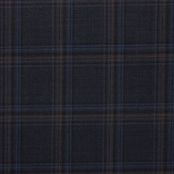Navy Blue Yellow Big Windows Pants